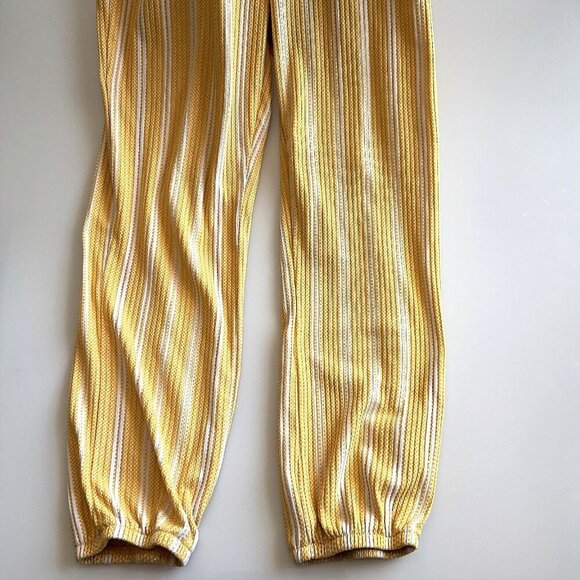 SUNSET SKY YELLOW & WHITE STRIPE JUMPSUIT - Picture 6 of 11